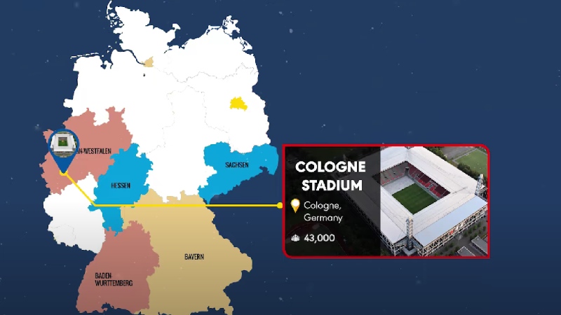 các sân vận động tổ chức euro 2024